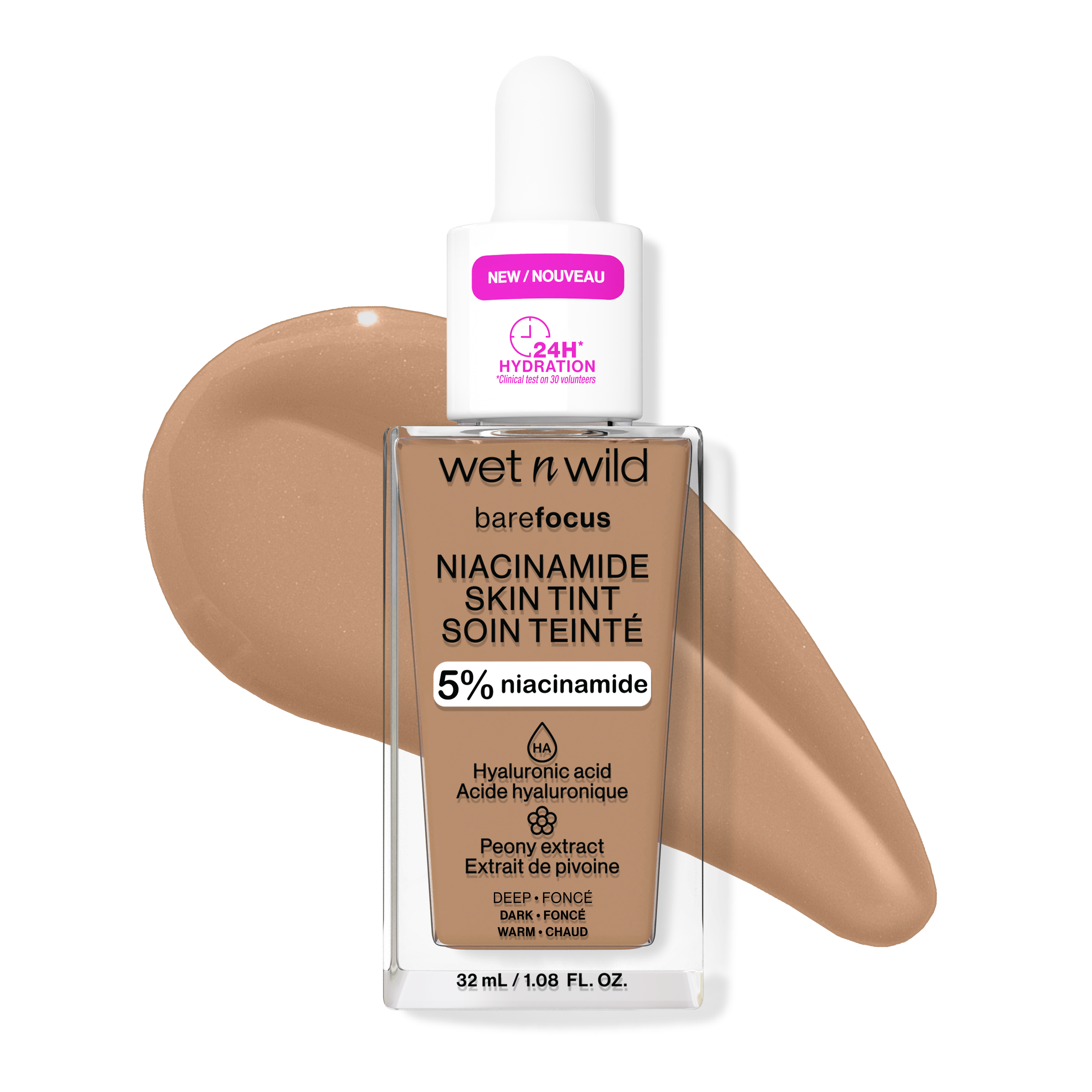 Bare Focus Niacinamide Skin Tint | Deep